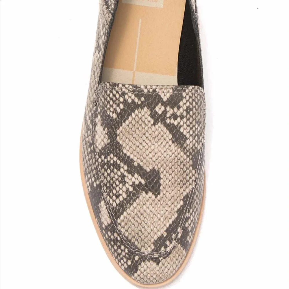 Dolce Vita Pixy Snake Print Loafer 6.5 NWOT